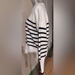 Philosophy sweater stripes.